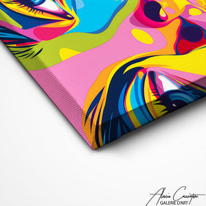 TABLEAU POP ART PORTRAIT Alessio Cacciatore