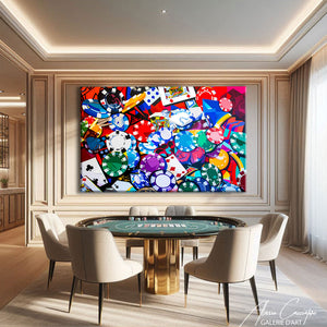 tableau pop art poker