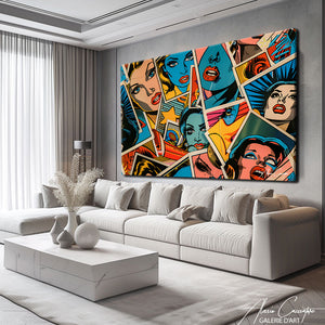 Tableau Collage Pop Art
