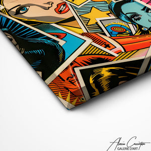 TABLEAU COMICS POP ART Alessio Cacciatore