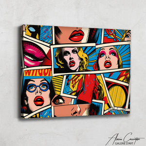 Tableau Collage Pop Art