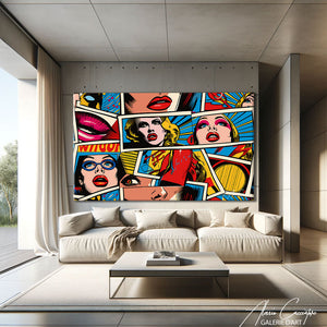 Tableau Comics Pop Art