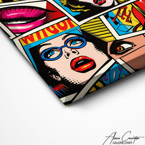 TABLEAU COLLAGE POP ART AlessioCacciatore