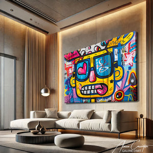 TABLEAU STREET ART COLORÉ