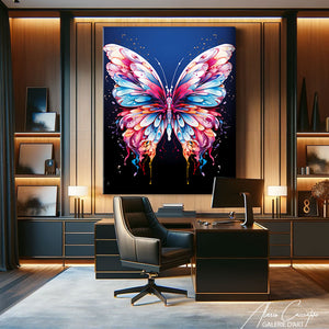 tableau papillon moderne