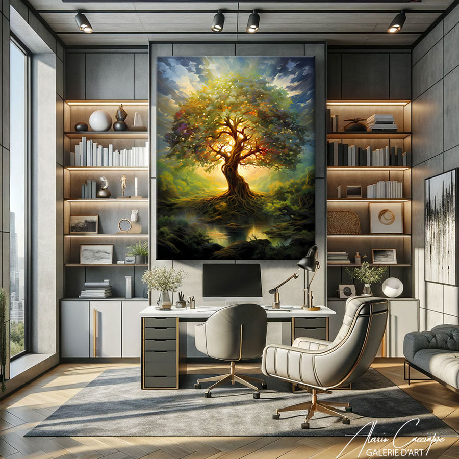 arbre de vie en tableau – mise en situation