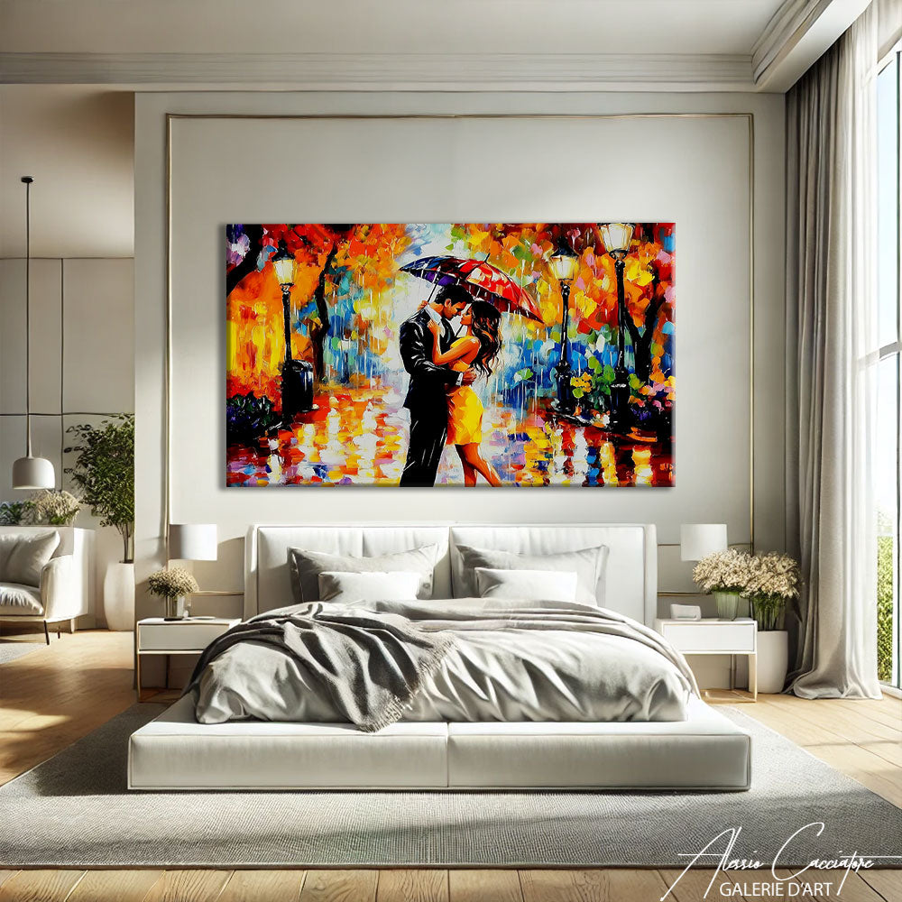 Tableau Abstrait Couple