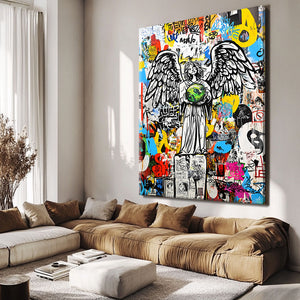 Tableau Street Art Graffiti Banksy