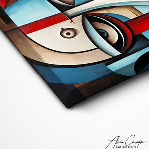 TABLEAU ACRYLIQUE CUBISME AlessioCacciatore