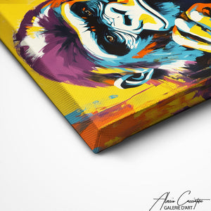 TABLEAU GORILLE STREET ART AlessioCacciatore