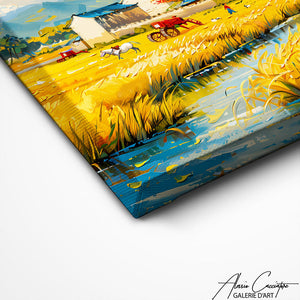 TABLEAU PAYSAGE CAMPAGNE Alessio Cacciatore