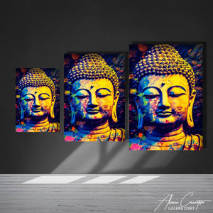 TABLEAU PEINTURE DE BOUDDHA Alessio Cacciatore