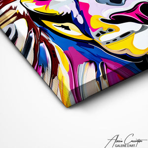 TABLEAU POP ART LION Alessio Cacciatore