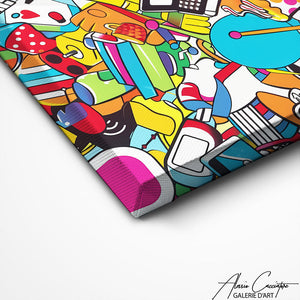 TABLEAU POP STREET ART Alessio Cacciatore