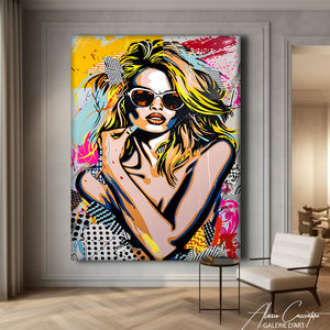 Tableau Brigitte Bardot Pop Art