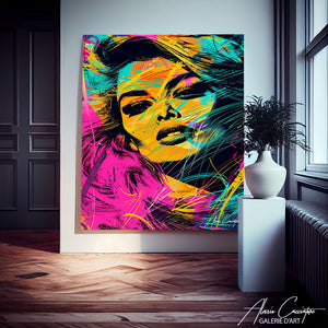 Tableau Brigitte Bardot Pop Art