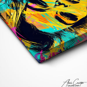 TABLEAU BRIGITTE BARDOT POP ART AlessioCacciatore