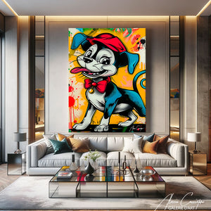Toile Chien Pop Art