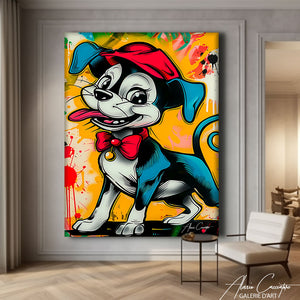 Toile Chien Pop Art