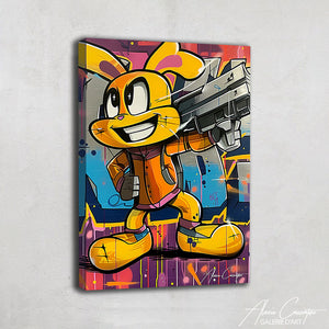 Tableau Street Art Cartoon