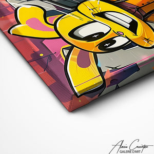 TABLEAU STREET ART CARTOON AlessioCacciatore