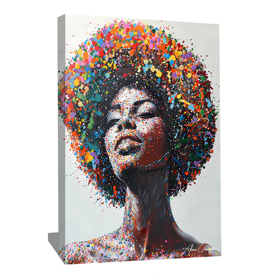 tableau femme africaine