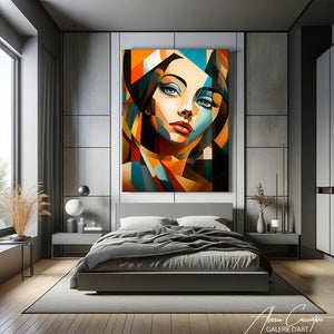 Peinture Cubisme Visage
