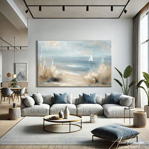 Tableau Peinture Paysage Moderne