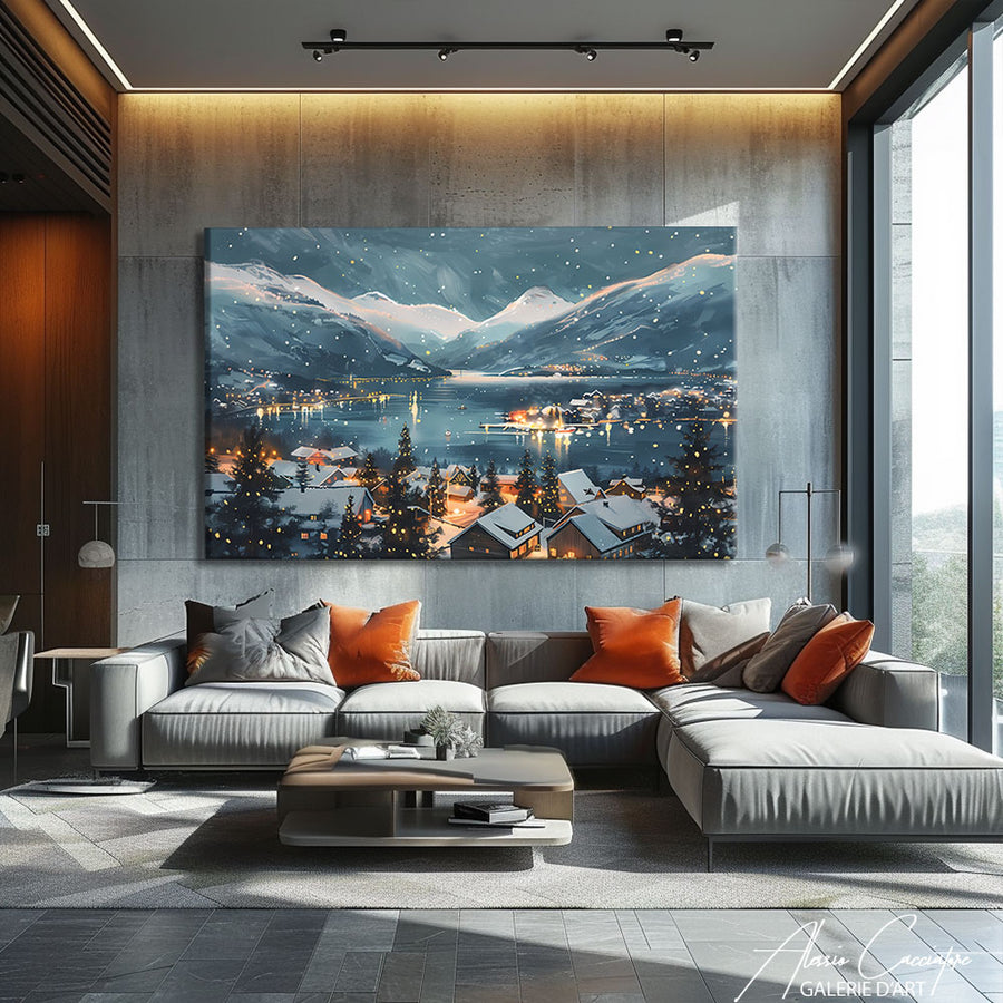 Tableau Moderne Paysage
– mise en situation