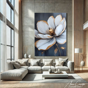 Tableau Fleur Abstrait