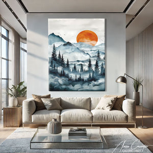 tableau montagne