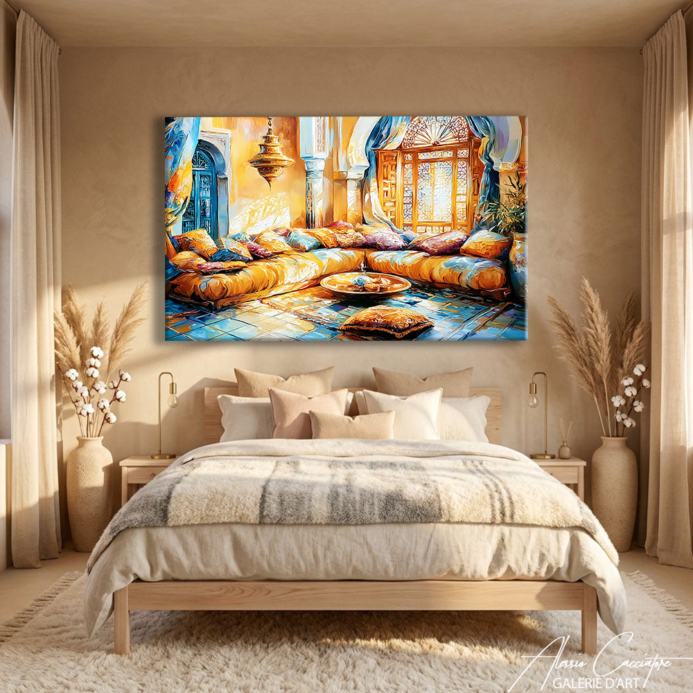TABLEAU SALON MAROCAIN