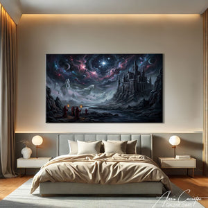 tableau aurore boréale