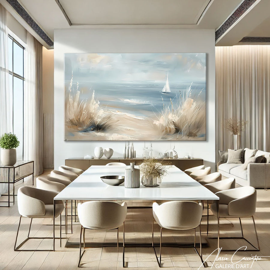 Tableau Peinture Paysage Mer – mise en situation
