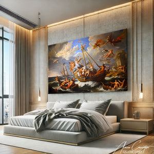 TABLEAU BAROQUE PAYSAGE Alessio Cacciatore