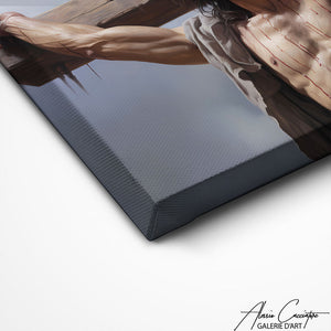 TABLEAU CRUCIFIXION JÉSUS Alessio Cacciatore