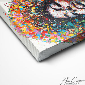 TABLEAU FEMME AFRICAINE GRAFFITI Alessio Cacciatore