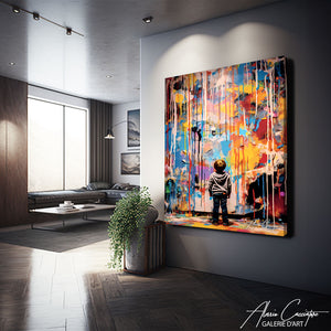 tableau street art decoration