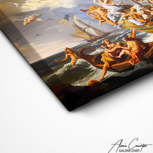 TABLEAU BAROQUE PAYSAGE Alessio Cacciatore