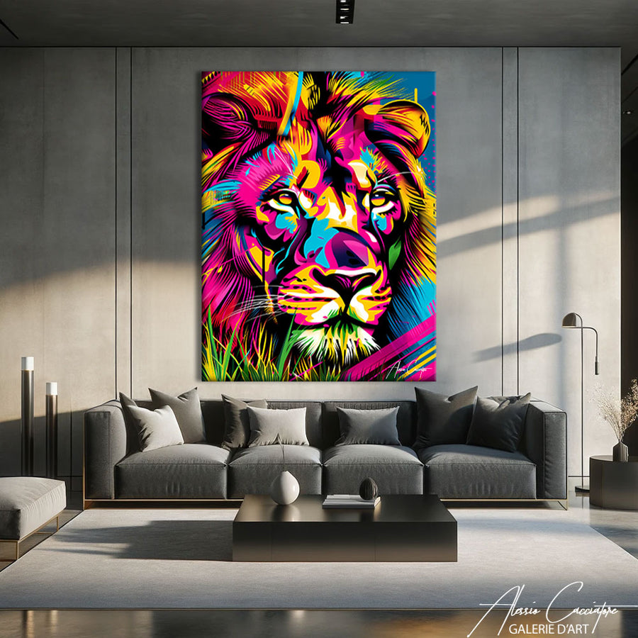 Tableau Deco Pop Art – mise en situation