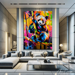 tableau panda pop art