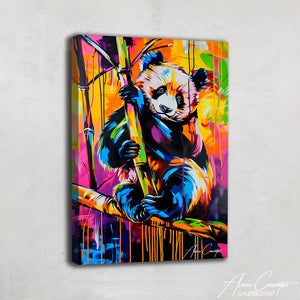 tableau panda pop art
