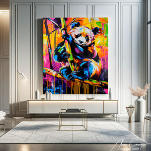 tableau panda pop art