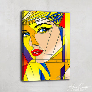 Portrait Tableau Pop Art