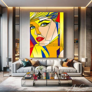 Portrait Tableau Pop Art