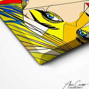 TABLEAU PORTRAIT POP ART Alessio Cacciatore