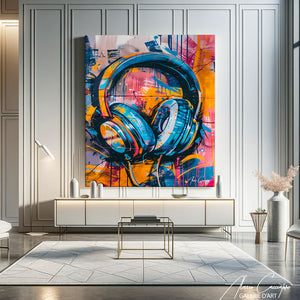 Tableau Street Art coloré