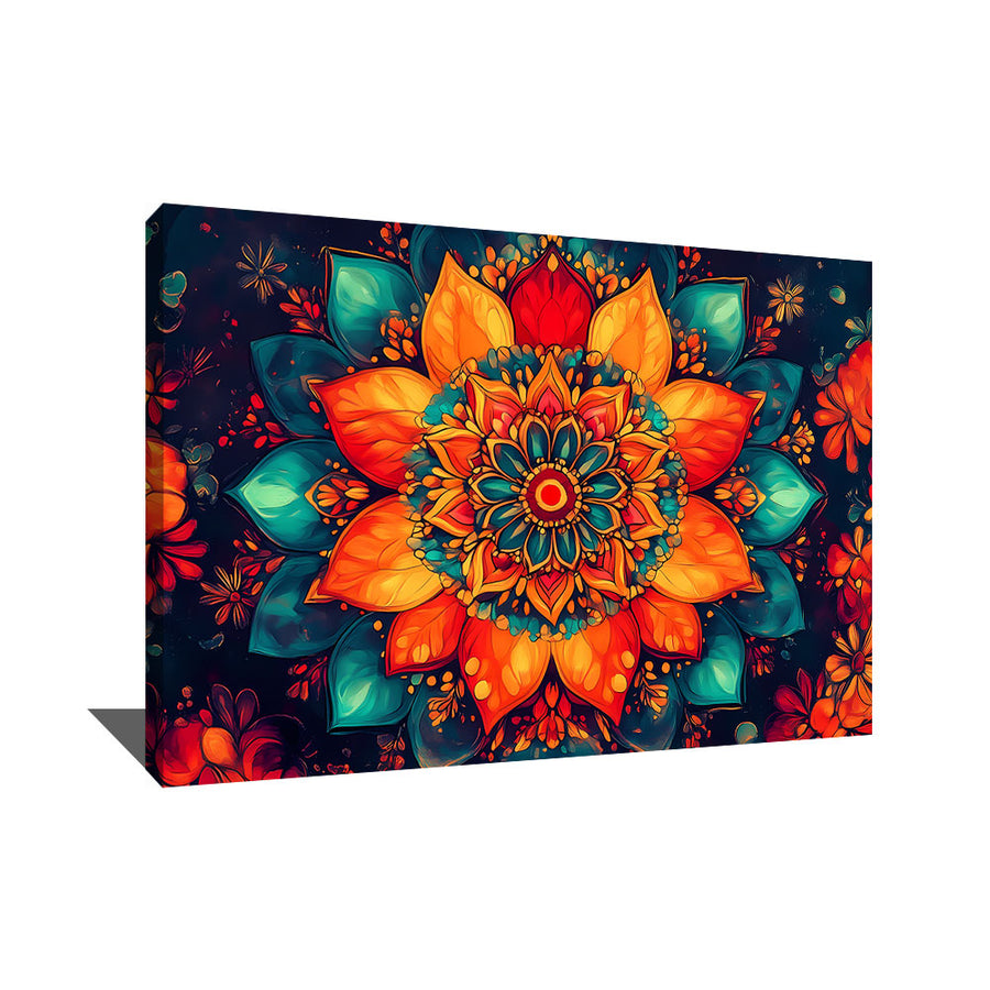 Tableau Mandala Coloré