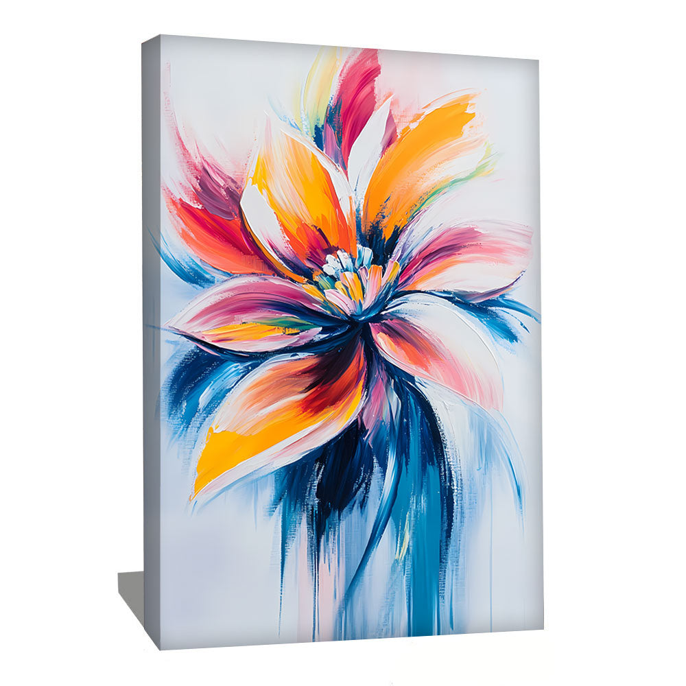ABSTRACT FLOWER PAINTING