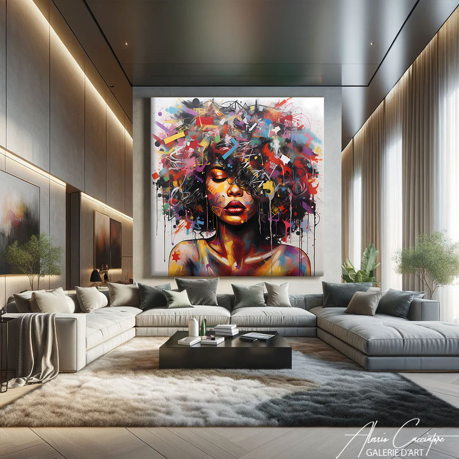 Peinture Naïve Africaine – mise en situation